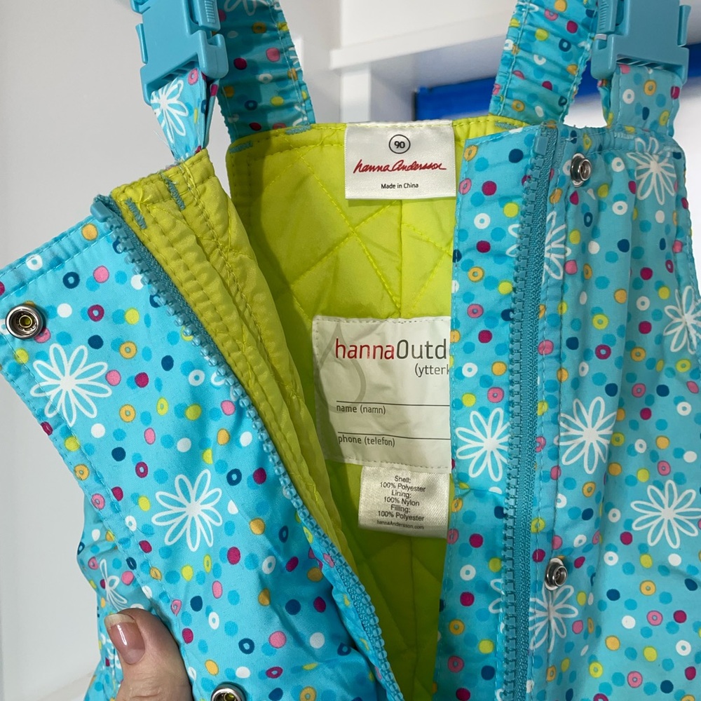 Hanna Andersson Hanna Outdoor Winter Snow Bib Overalls - Picture 7 of 7